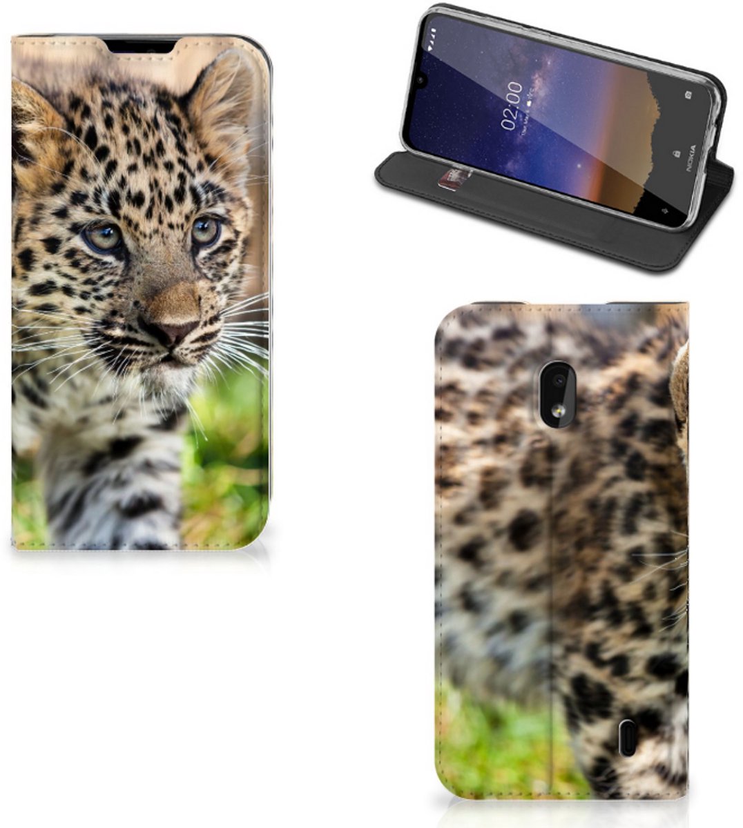 Nokia 2.2 Hoesje maken Baby Luipaard