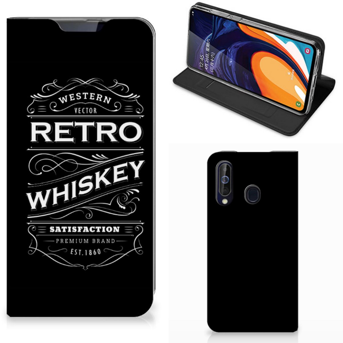 Samsung Galaxy A60 Flip Style Cover Whiskey