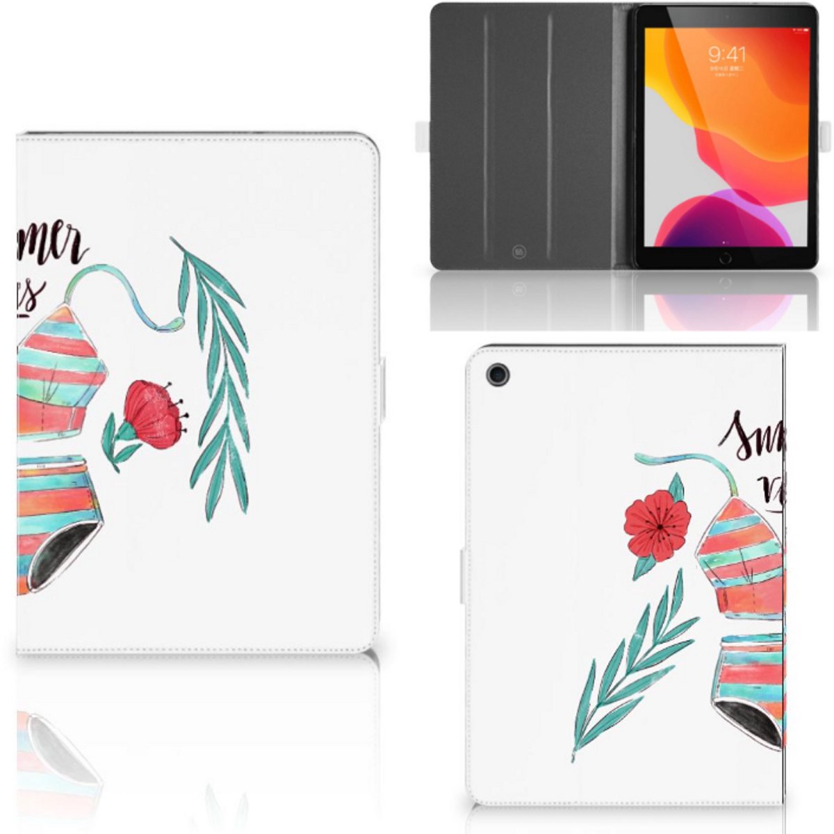 iPad 10.2 2019 | iPad 10.2 2020 | 10.2 2021 Hippe Tablet Hoes Boho Summer