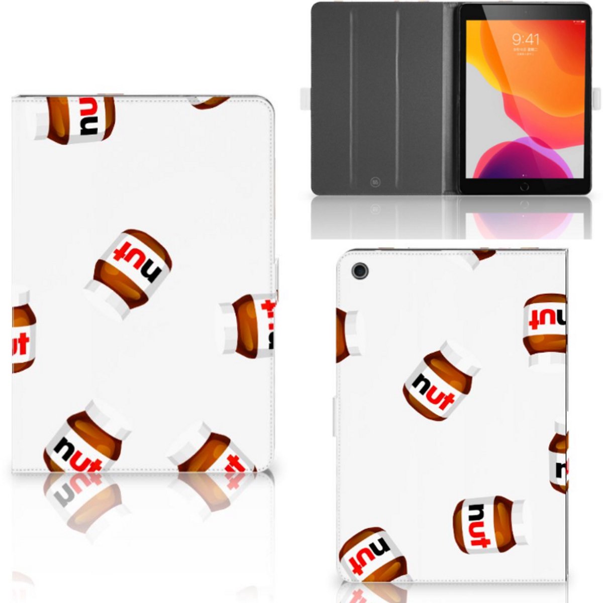 iPad 10.2 2019 | iPad 10.2 2020 | 10.2 2021 Tablet Stand Case Nut Jar