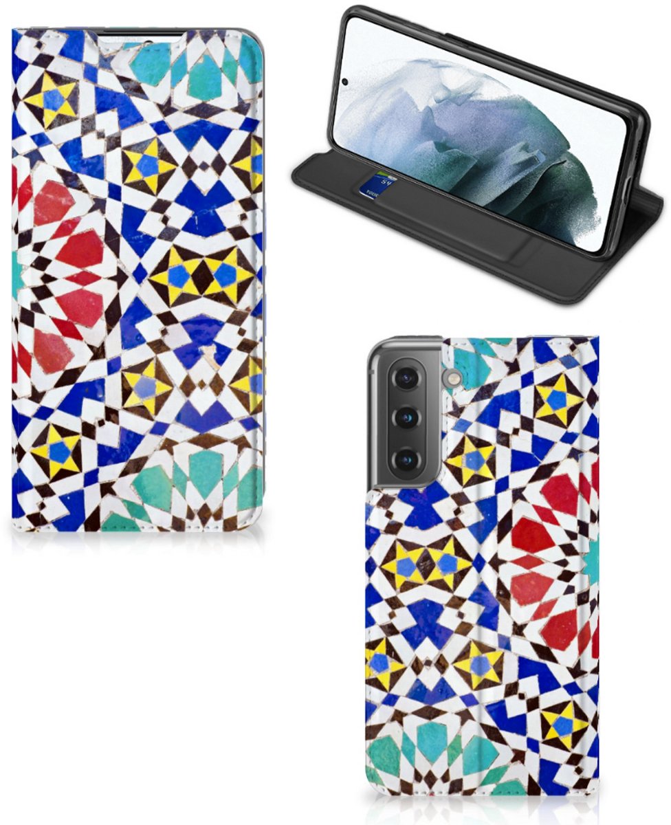 Samsung Galaxy S21 FE Standcase Mozaïek