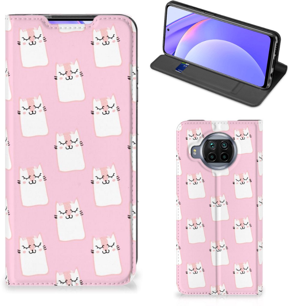 Xiaomi Mi 10T Lite Hoesje maken Sleeping Cats
