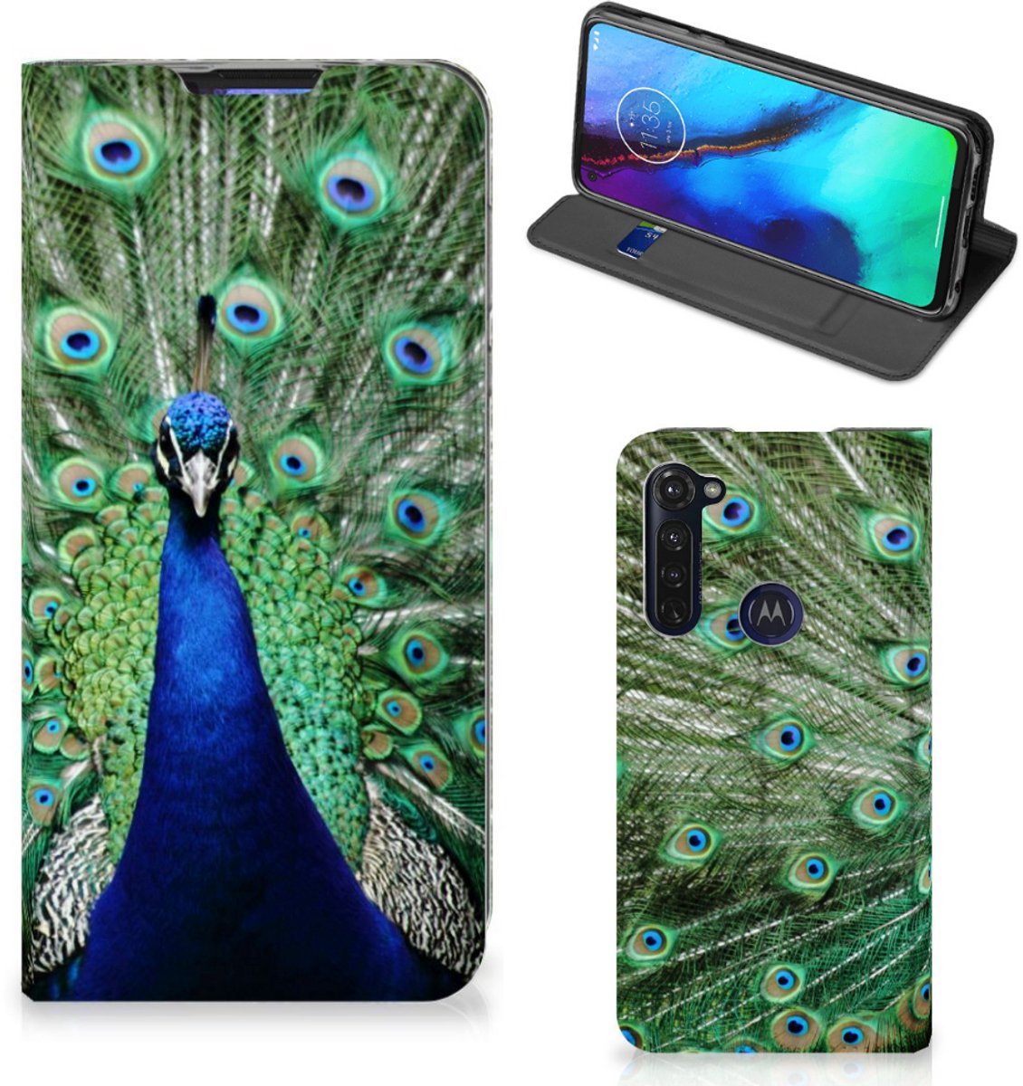 Motorola Moto G Pro Hoesje maken Pauw