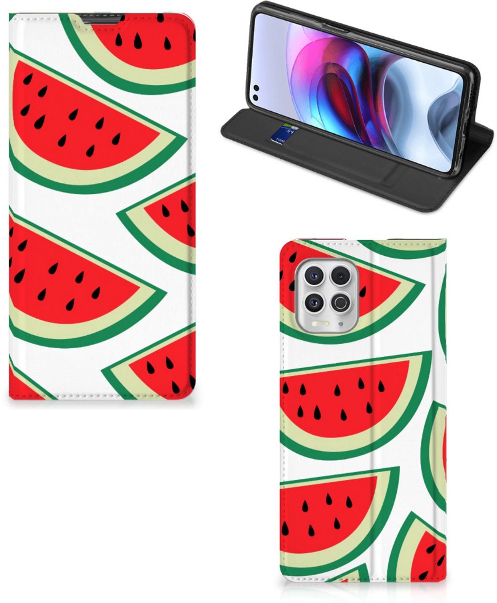 Motorola Moto G100 Flip Style Cover Watermelons