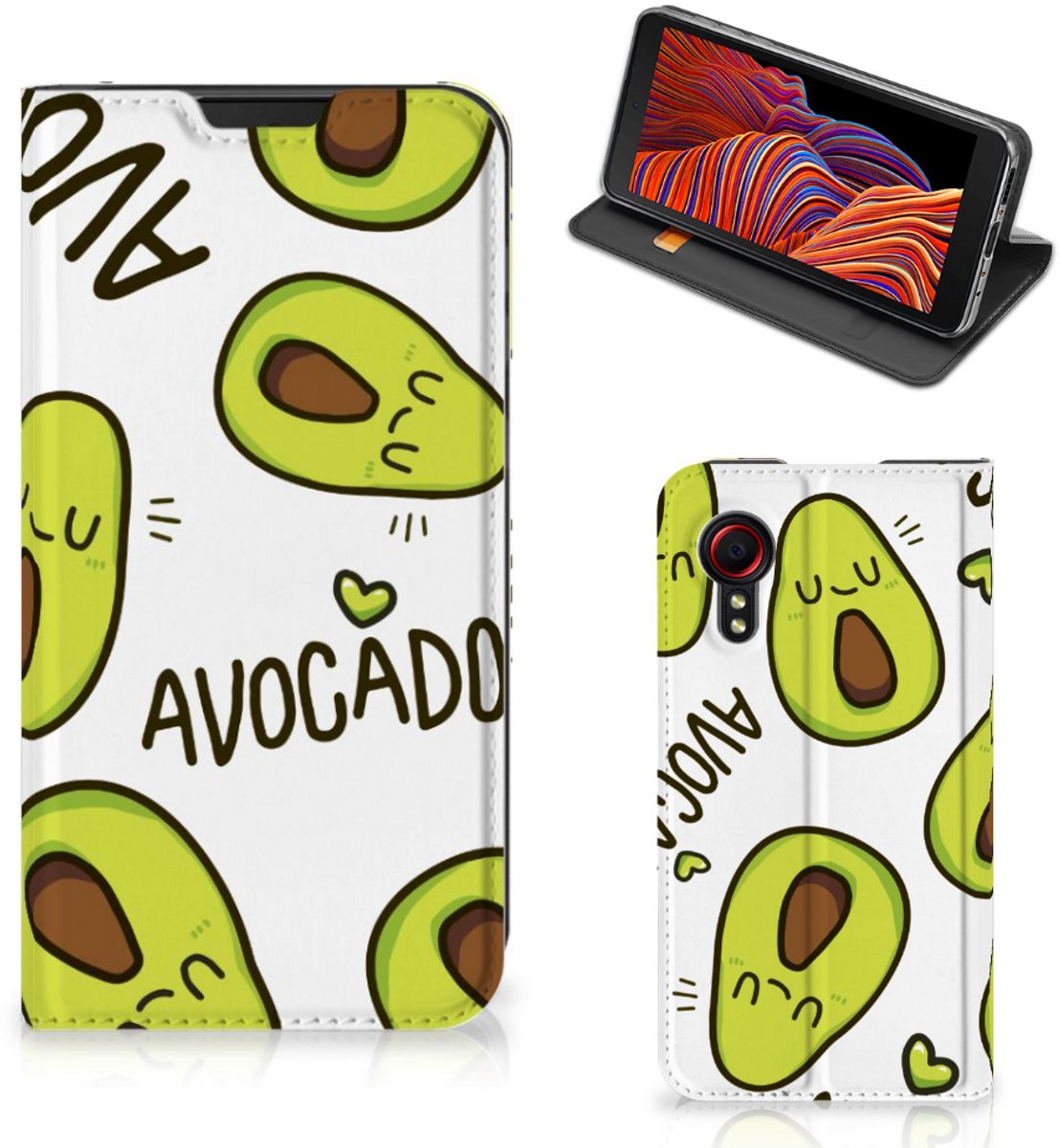 Samsung Galaxy Xcover 5 Magnet Case Avocado Singing