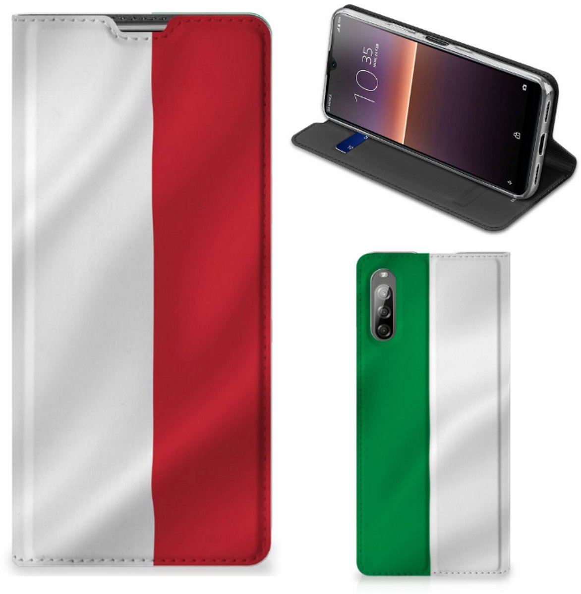 Book Case voor Sony Xperia L4 Standcase Italië