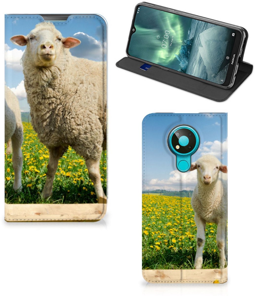 Nokia 3.4 Hoesje maken Schaap en Lammetje