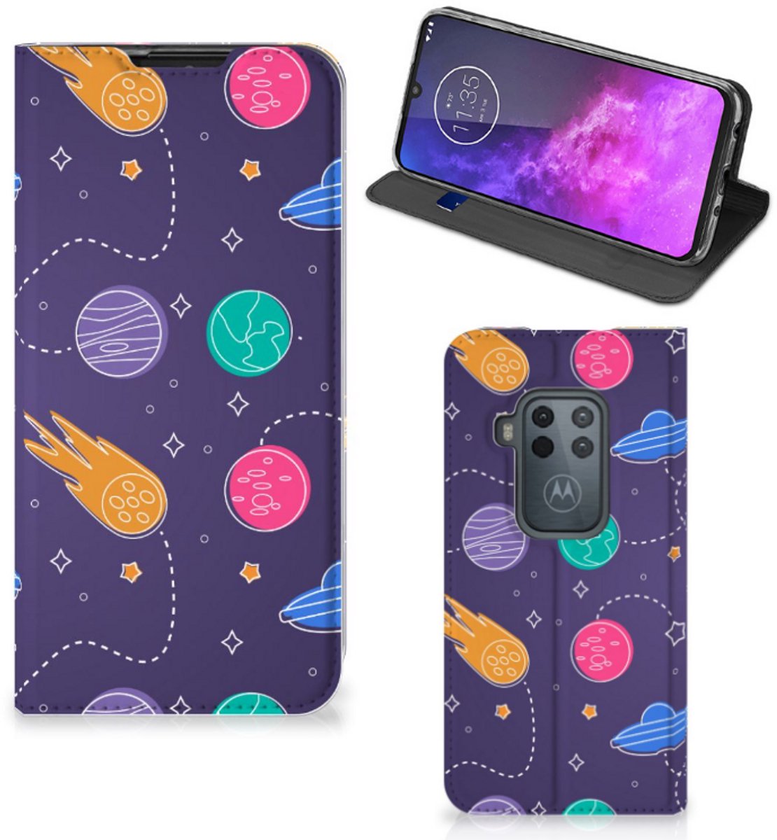 Motorola One Zoom Hippe Standcase Space