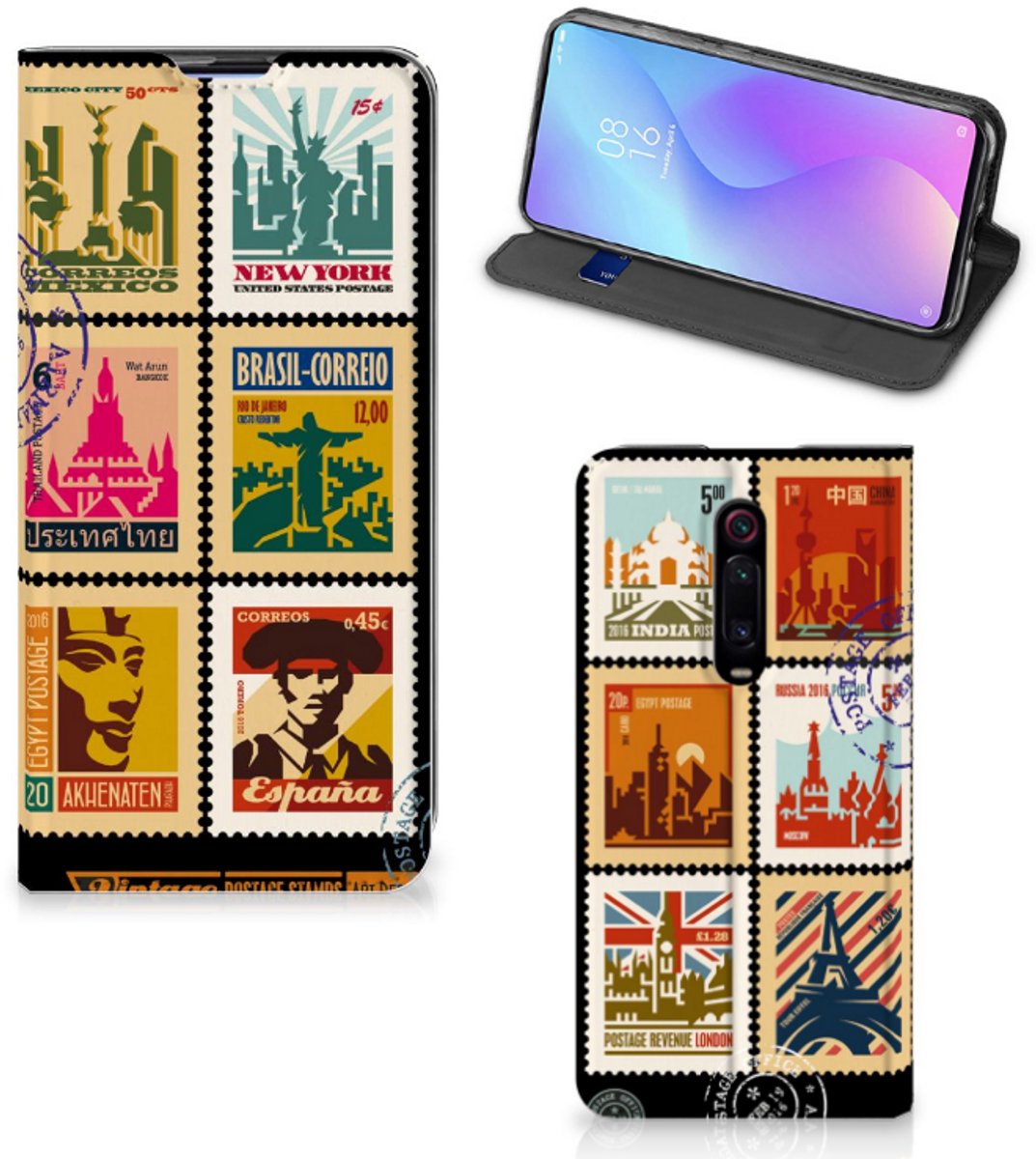 Xiaomi Redmi K20 Pro Book Cover Postzegels