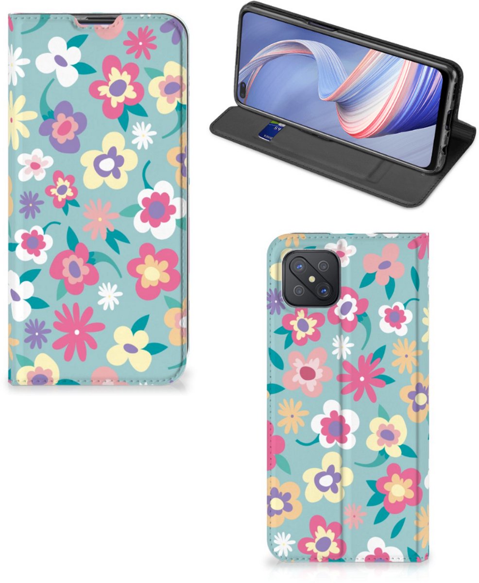 OPPO Reno4 Z 5G Smart Cover Flower Power