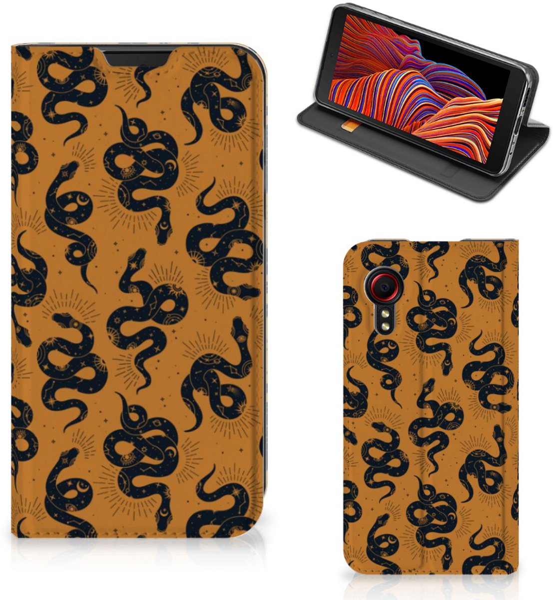Hoesje maken voor Samsung Galaxy Xcover 5 Snakes