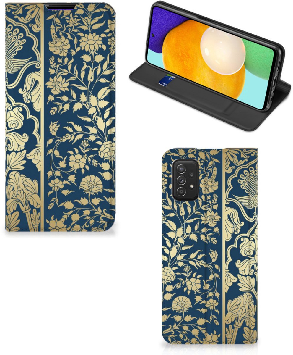 Samsung Galaxy A03s Smart Cover Beige Flowers