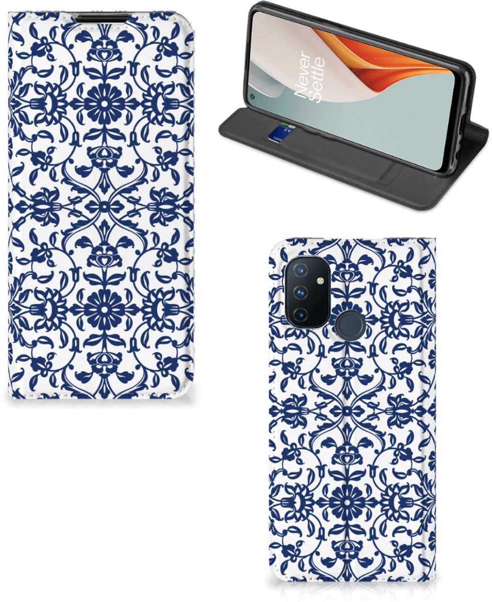 OnePlus Nord N100 Smart Cover Flower Blue