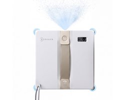 ECOVACS WINBOT MINI Robot Ramenwasser– Robot ramenreiniger-Ruitenreiniger-9 Traps veiligheidssysteem – Dubbele sproeiers met ultrasone verneveling – Intelligente routeplanning – 3 reinigingsmodi – Beige – Voor ramen – Spiegels – Glazen deuren