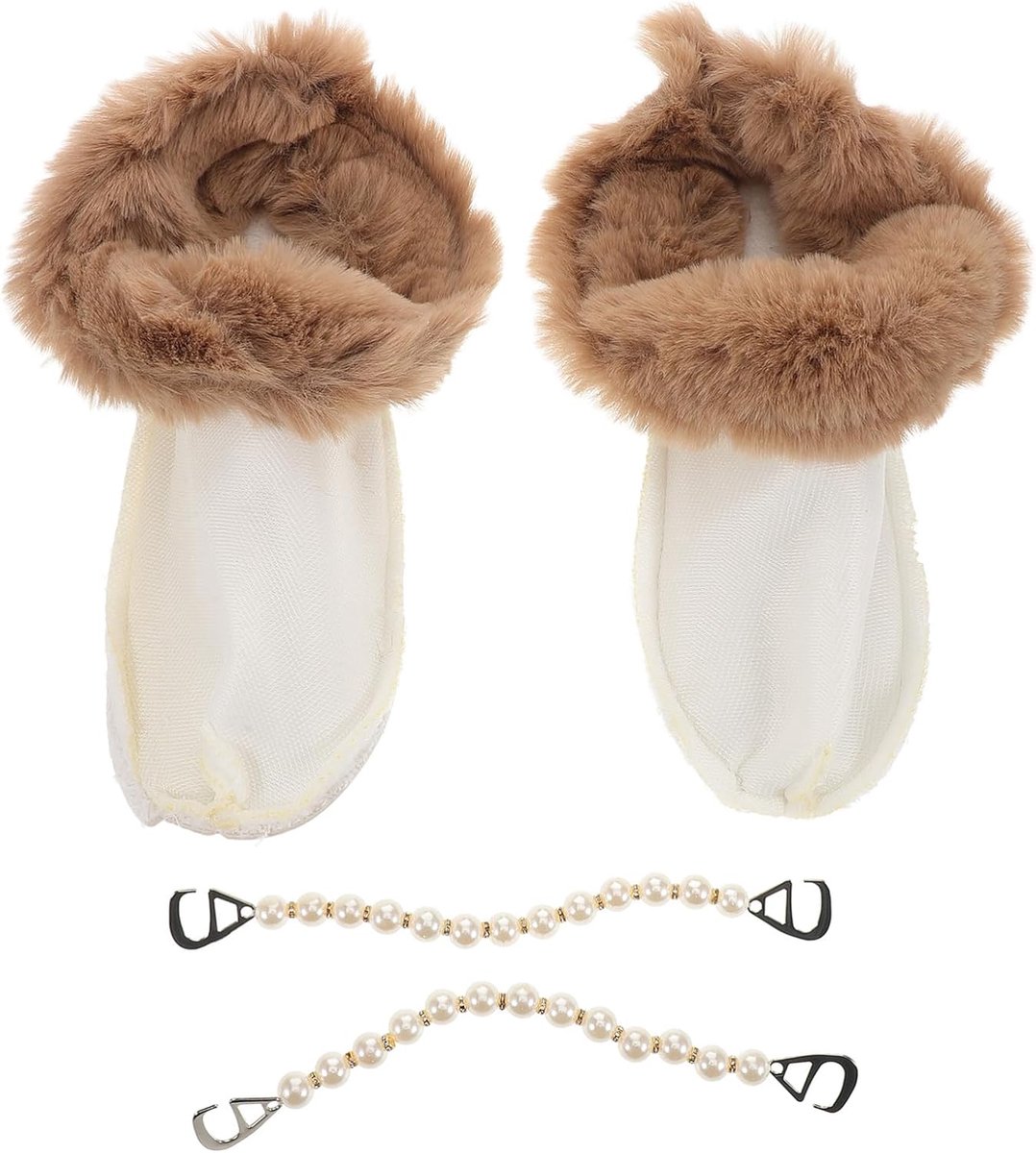 Warme Pantoffel Voering - Zachte Inlegzolen - Winterse Warmte - Uitneembaar En Wasbaar - Maat 42/43 - Zwart Bruin