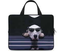 Laptophoes - Laptoptas - Veilig Vervoeren - Waterdicht Materiaal - 17 inch - Dalmatisch