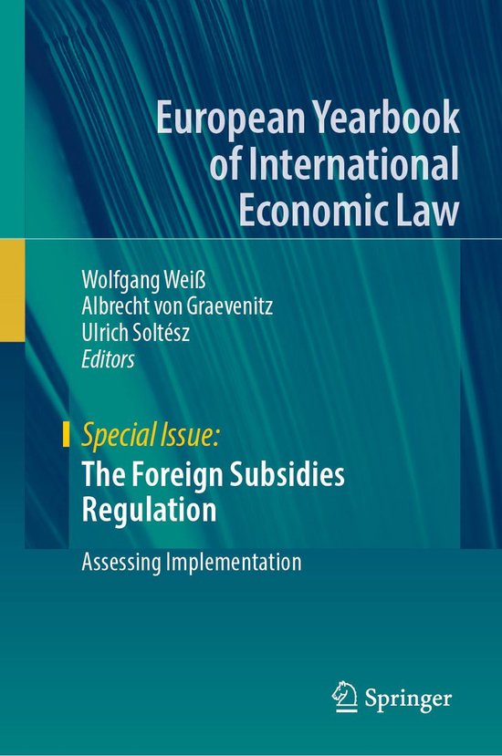 Law and Criminology (R0) - The Foreign Subsidies Regulation - cover