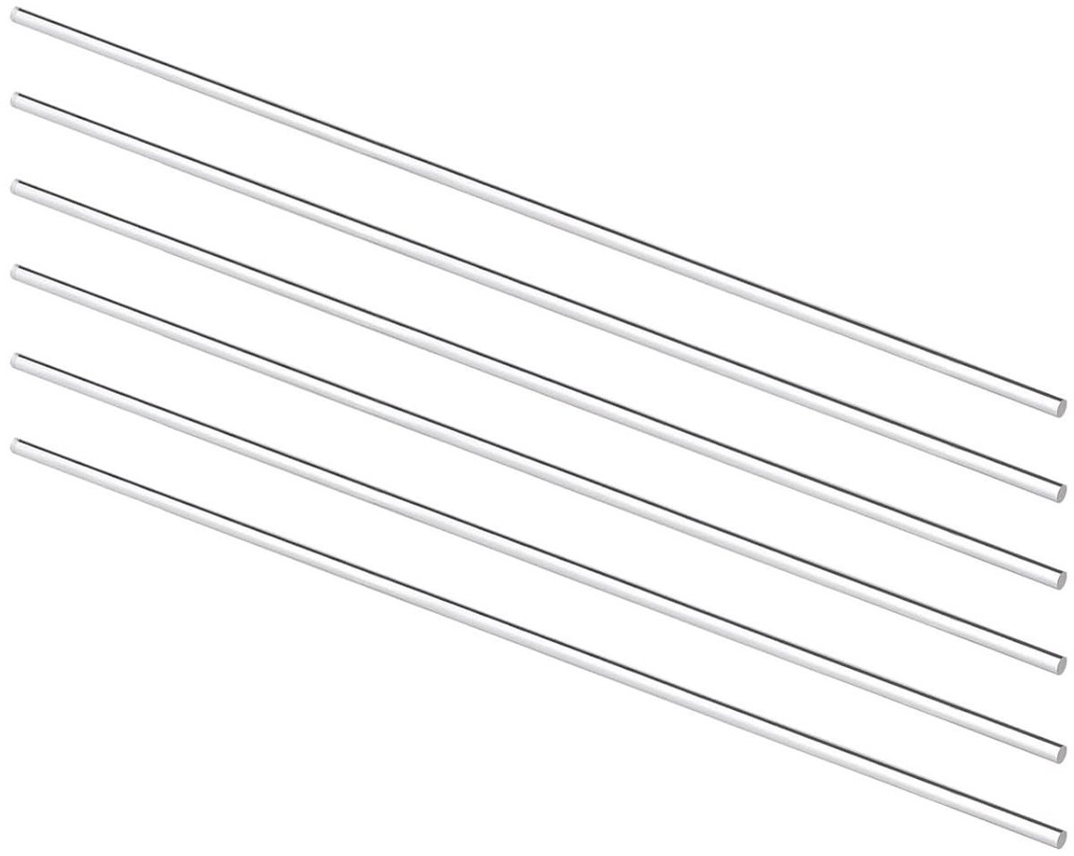 6 Packs 2mm x 20.3 cm Transparante PMMA Staven voor Creatieve Klussen en Handwerk