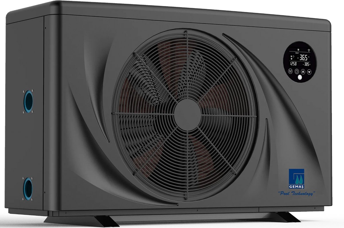 GEMAS Nero Full Inverter Zwembad Warmtepomp | 20 kW | 100m3 | COP 6.0 - 14.8