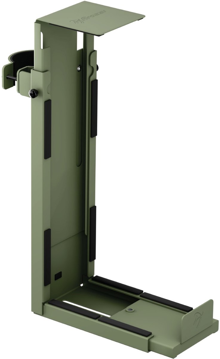 Arozzi Arena PC Houder - Voor Ronde Bureaupoten Ø 6-8 cm - Bosgroen