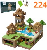 Magnetisch speelgoed – magnetisch bouwspeelgoed 224 stuks – magnetische bouwstenen - magnetische blokken – montessori speelgoed – magneten speelgoed - Uitkijktoren
