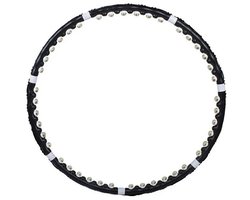 Fitness / massage hoelahoep | 85 cm | Zwart/Wit (nieuw) Fitness / massage hoelahoep | 85 cm - Fitness Hoepel | Sport Hoepel | 35 Ballen | 85 cm | Zwart-wit - vet verbranden - sporten - afvallen - dansen afvallen I hulahoep I hula hoep I Hoela hoep