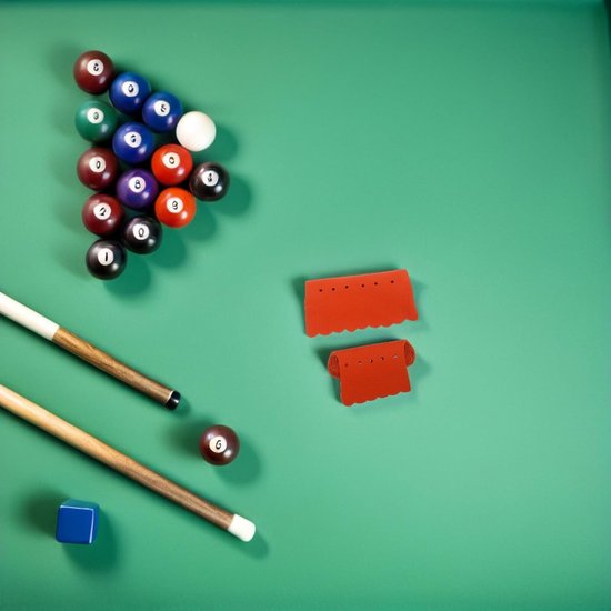 Pooltafel Hoekbeschermers - Biljart Randbeschermers - Tafel Beschermen - Duurzaam Kunstleer - 6 Stuks - Oranje — afbeelding 2