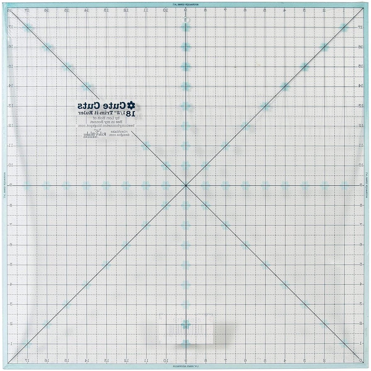 Riley Blake Trim It Square Ruler 18.5"-STTI5555