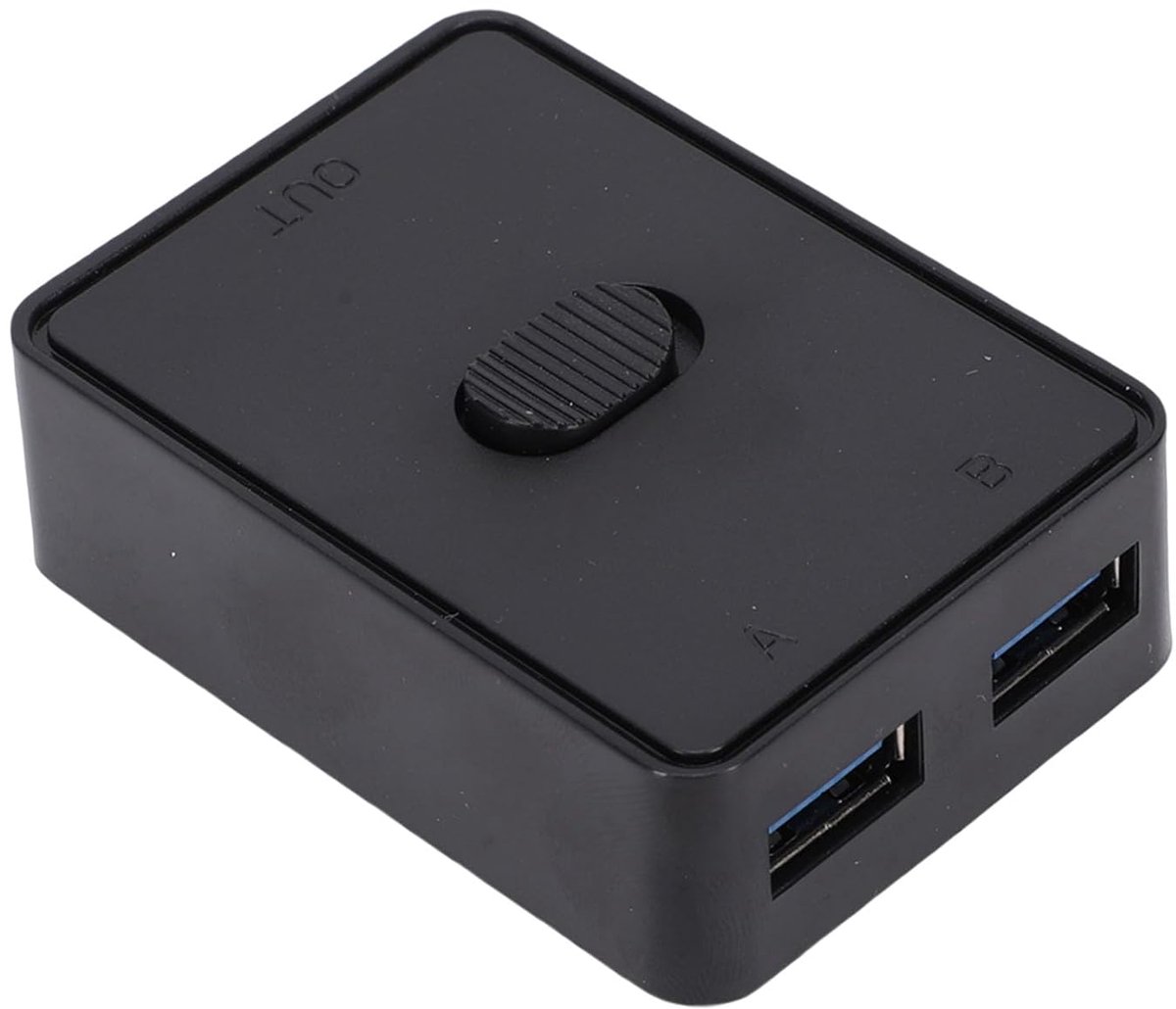 USB Schakelaar - Apparaat Delen - Twee Computers - 5 Gbps Snelheid - 18 x 11 x 2 cm