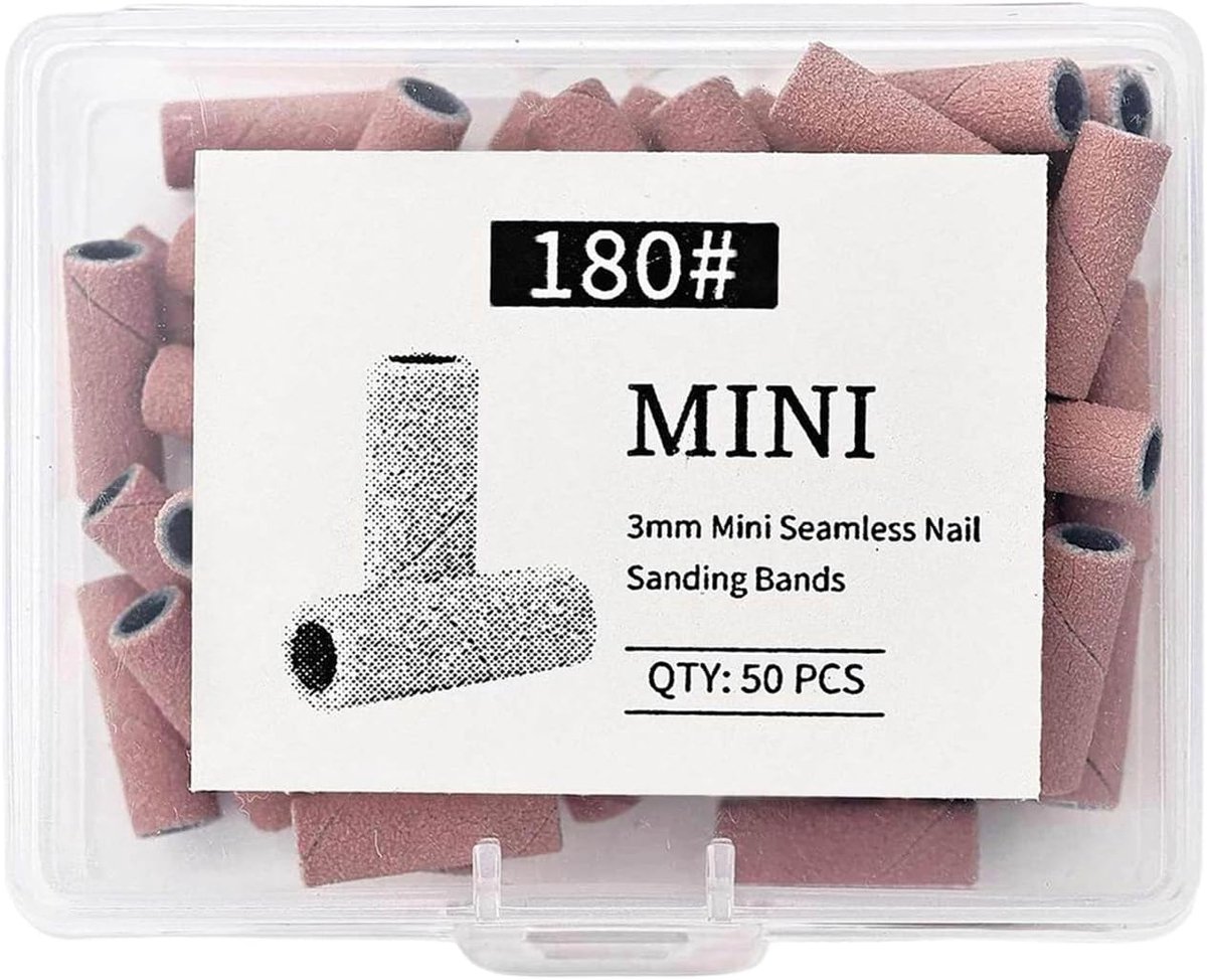 Nagelfrees Schuurstrips - Manicure Accessoires - Nagelverzorging Thuis - 50 Stuks Compact - Met Etui