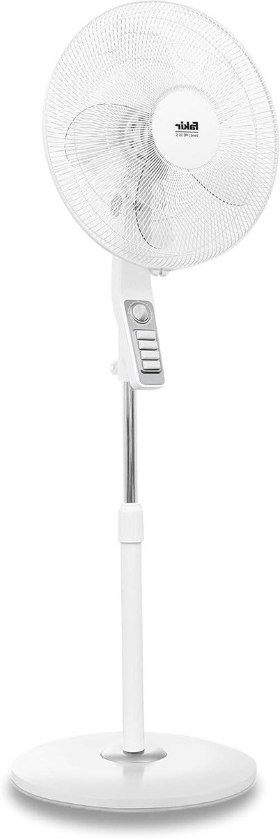 Staande Ventilator - Vloerventilator - Kamertemperatuur Verlagen - Ergonomisch Bedieningspaneel - 150 cm Hoogte - Wit
