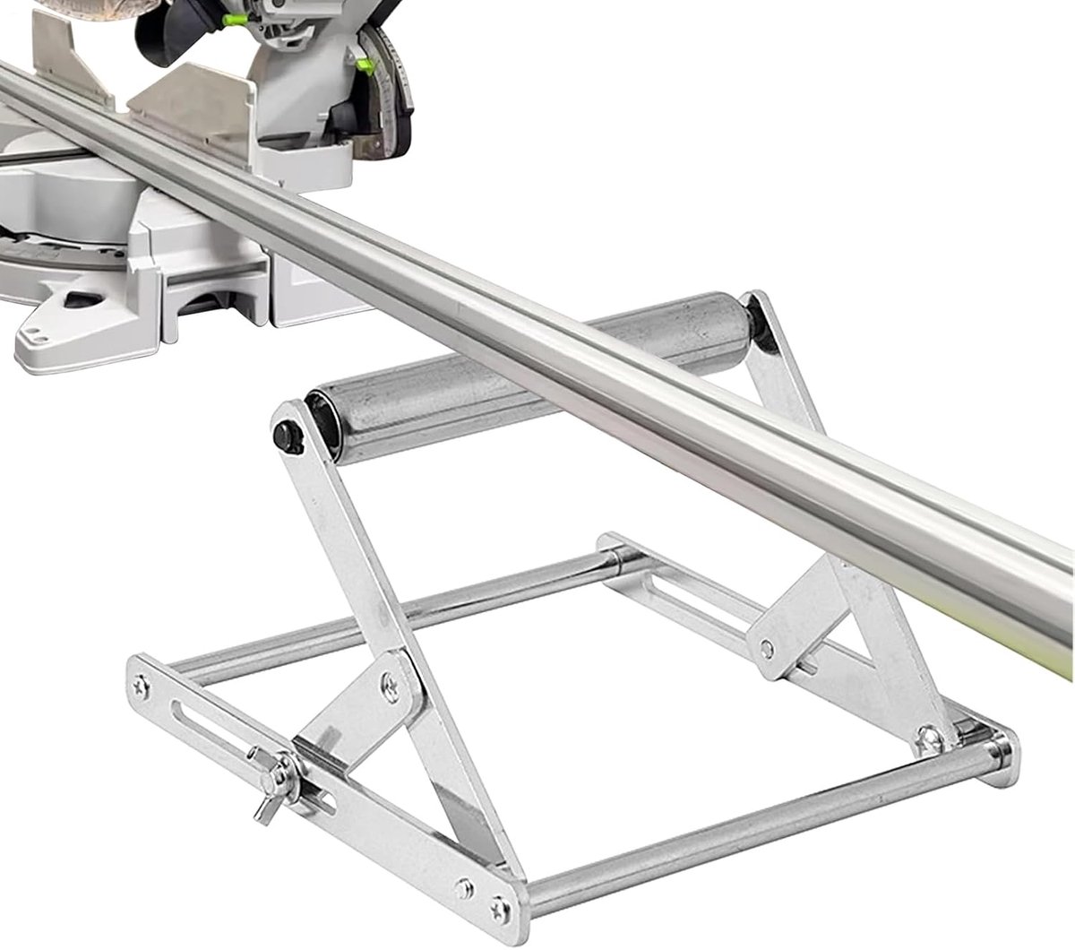 Snijmachinestandaard - Werkondersteuning Tafel - Precisie Zagen - In Hoogte Verstelbaar - Opvouwbaar Ontwerp - Kleine Beugel