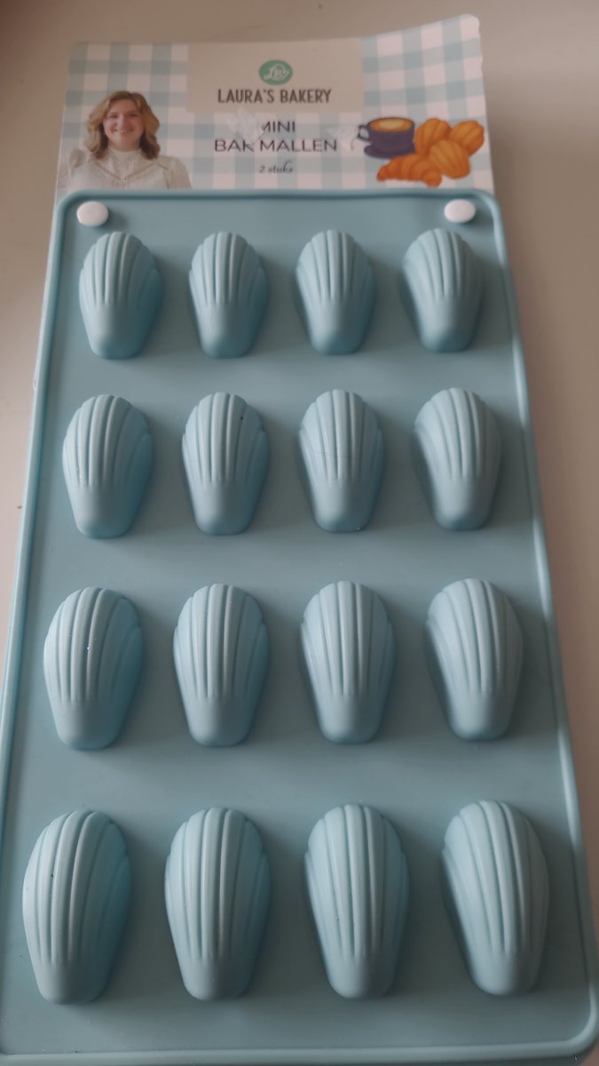 Laura's bakery: 2 x bakmallen voor mini koekjes