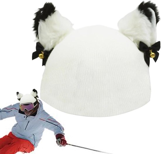 Helm Cover - Helm Wrap - Skiën en Snowboarden - Elastisch en Wasbaar - Universele Pasvorm - Wit