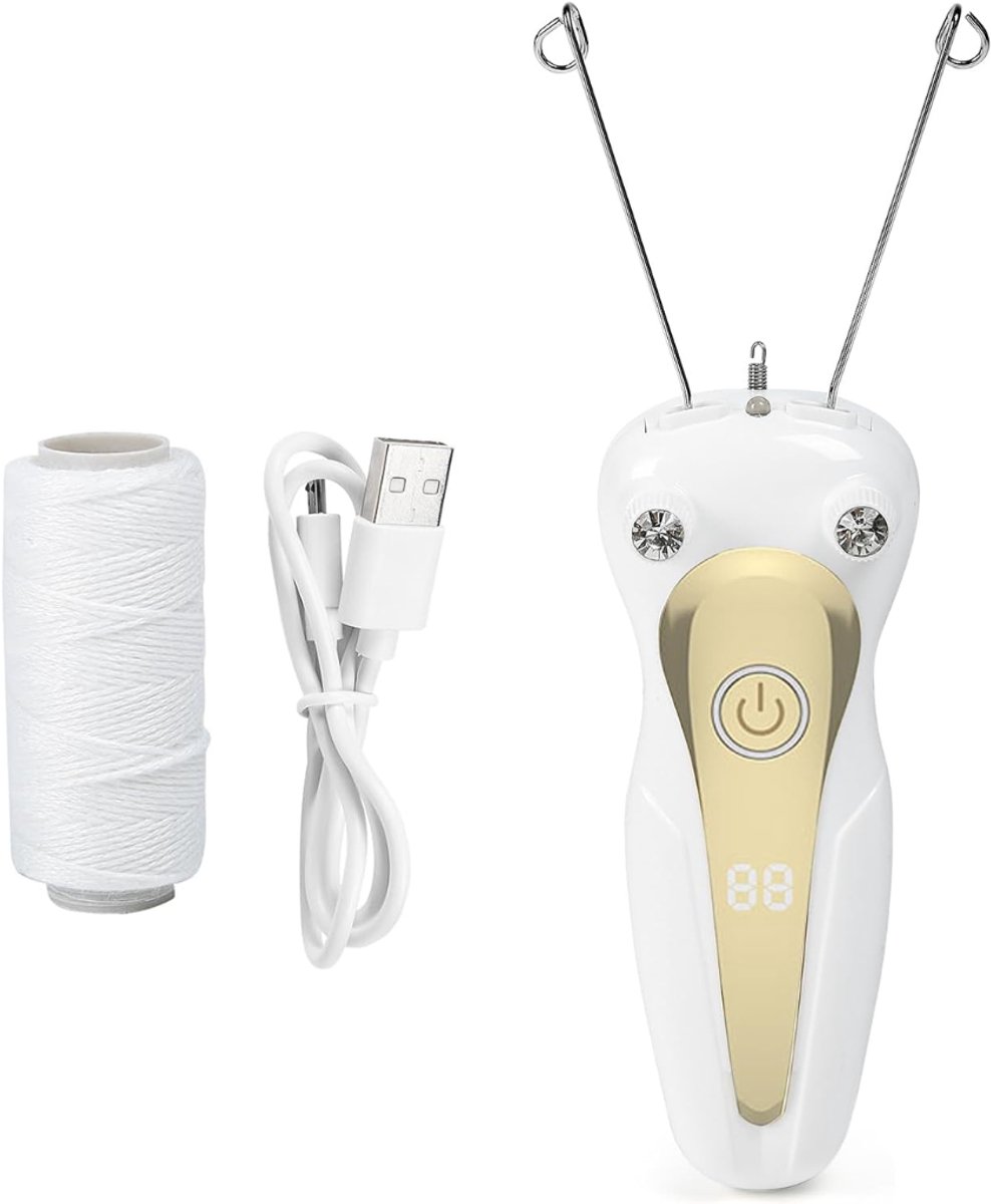 HEZIVO® Gezichtsepilator Vrouw - Epileerapparaat Dames - Ontharingsapparaat - Epilator - Draadsnijder