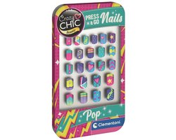 Crazy Chic Pop Clementoni kunstnagels set
