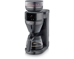 Severin KA 4854 FILKA Filterkoffiezetapparaat – Volautomaat – Bonen & Filterkoffie – 5 Sterktes – Touch Display – Dark Inox – Glazen Kan