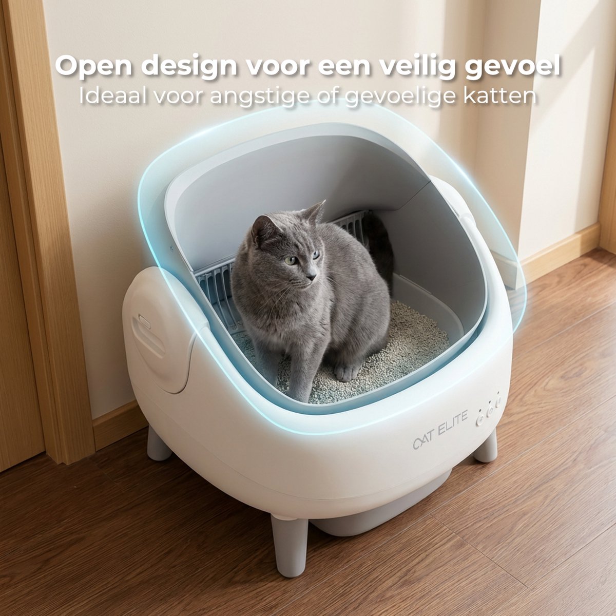 CatElite Ease Automatische Kattenbak - 15L - App & Sensoren thumbnail 5
