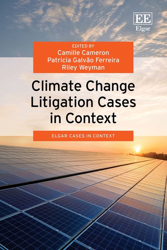 Elgar Cases in Context - Climate Change Litigation Cases in  ... - cover