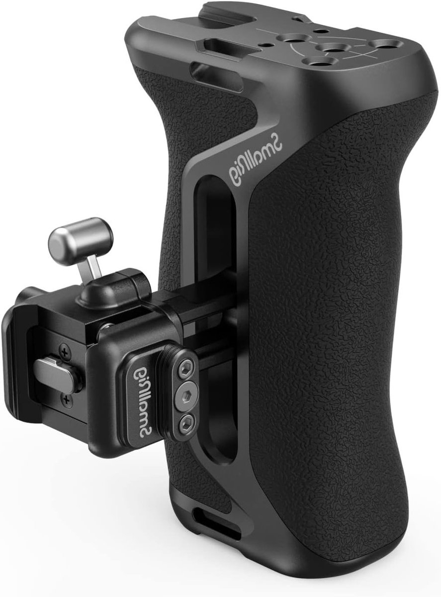 Snap-On NATO Side Handle met Snelle Vergrendeling, Verstelbaar, Inclusief Koudschuh en 1/4''-20 Draadgat voor Camera Stabilisatie en Fotografie