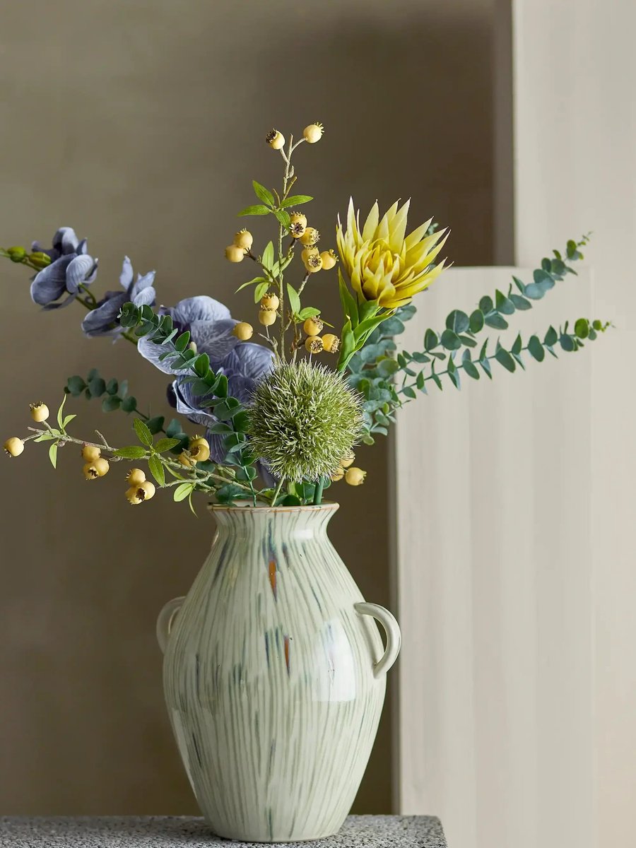 Hawthorn Branch, Yellow, Artificial Flowers — cadeau in Wonen & Interieur - foto 3