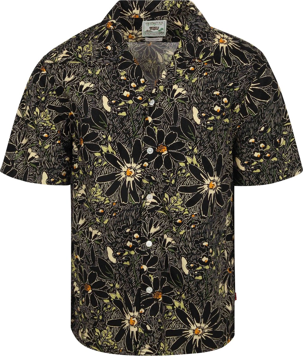 Levi’s Short Sleeve Overhemd Sunset Camp – Heren Overhemden Casual Zwart