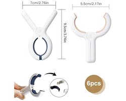 6 stuks strandhanddoekclips – winddichte wasknijpers voor handdoeken, ligstoelen, zwembad en camping – groot en stevig