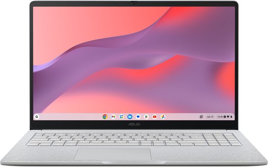ASUS Chromebook CB1505CTA-S70197-CBE Intel® N N150 39,6 cm (15.6") Full HD 8 GB LPDDR5-SDRAM 64 GB eMMC Wi-Fi 6 (802.11ax) ChromeOS US International Grijs - ASUS - Hoofdafbeelding