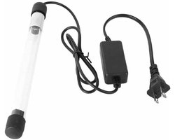 Aquariumlamp - LED - UV-desinfectie - Onderwater - Verlichting - Dompelbaar - Onderwaterverlichting - Geschikt voor Aquarium - Zwart 220V 13W LED Aquariumlamp Dompelbare UV-desinfectielamp Onderwater LED-lamp