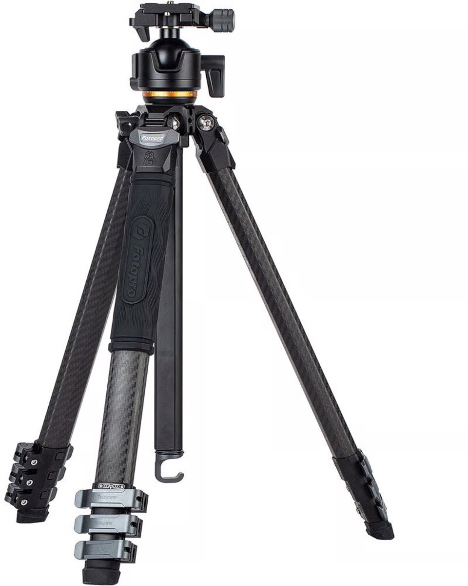 Fotopro Origin + O-7H Carbon Tripod Zwart