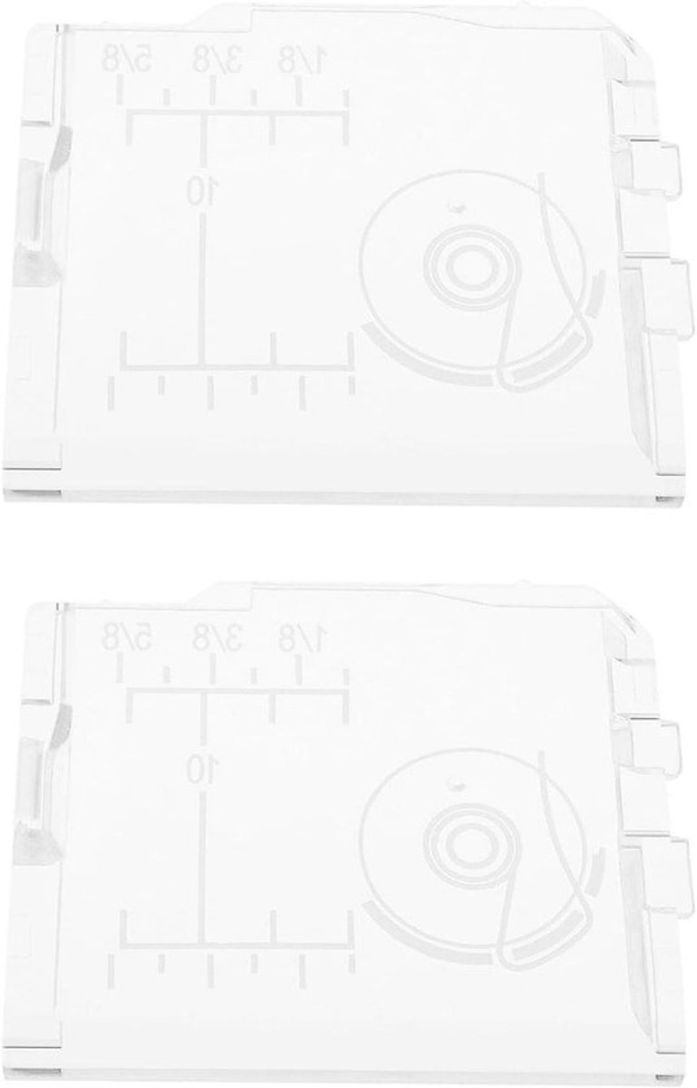 - Naaimachines glijspoel afdekplaat - Compatibel - 2 stuks - Naaimachine-onderdeel.