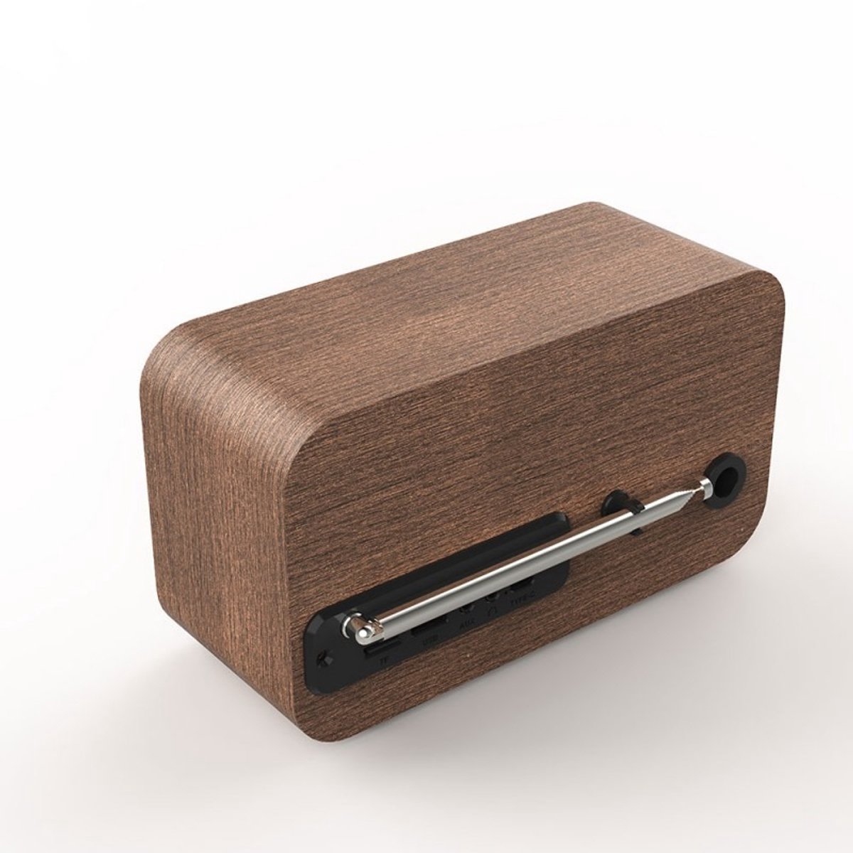 Draagbare FM-radio - CVG - BeBop FM - Bluetooth - ingebouwde batterij - hout