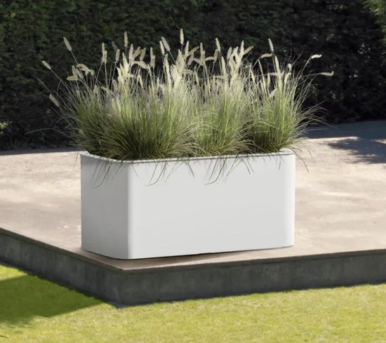 Lage plantenbak Terrassa – wit - 80 x 40 x 38 cm