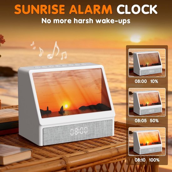 Digitale Wake-up Light met Zonsopgangsimulatie — afbeelding 2